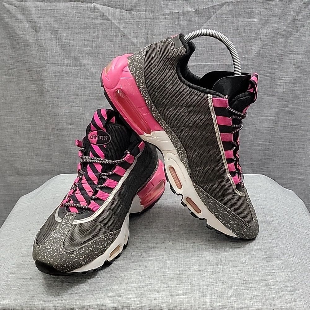 Nike Air Max '95 Premium Fog Pink Gray trainers - 599425-006 - Men's SZ 11